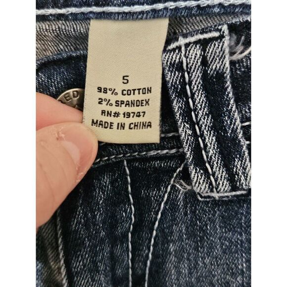 Red Rivet Skinny Jeans Size 5 - Picture 3 of 7